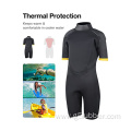 Kids 2mm Back Zip Shorty Wetsuit Thermal Swimsuit